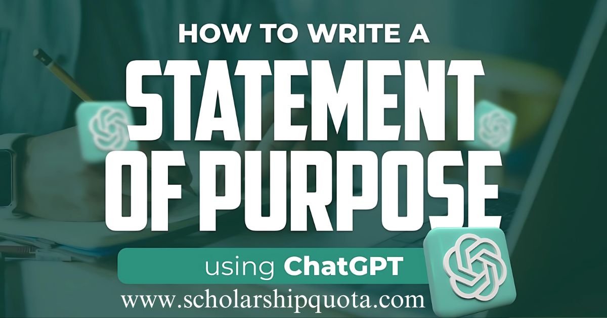 ChatGPT to Write a Statement of Purpose