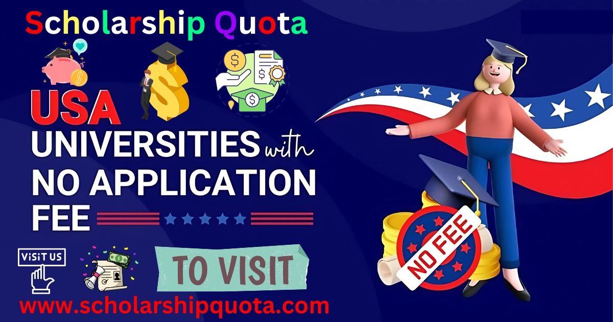 Universities in USA Without Application Fees