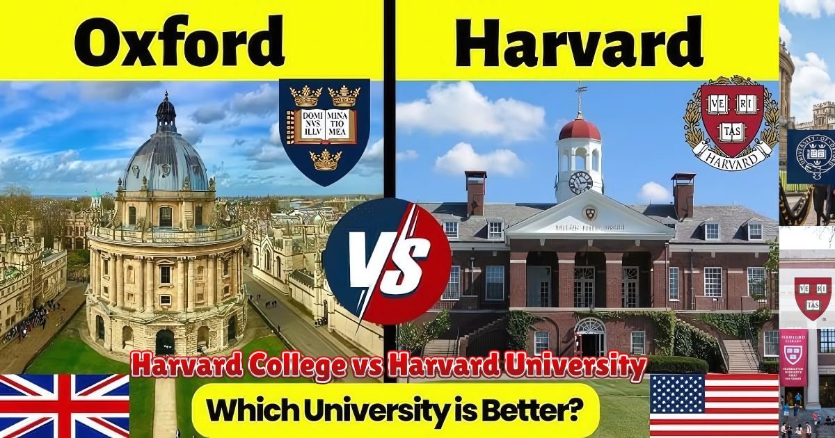 Harvard College vs Harvard University